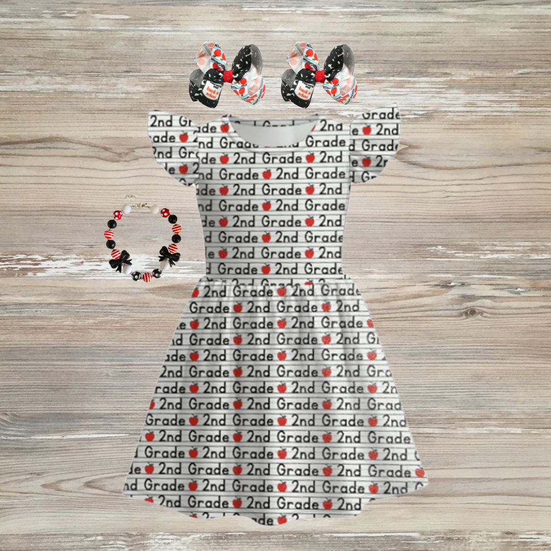 hello 2nd grade back to school dress, 2nd grade second grade outfit back to school
