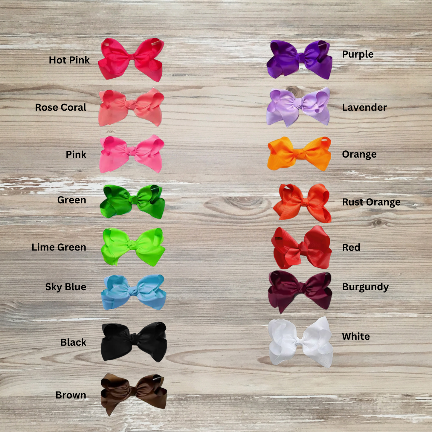 4" Chunky Bows