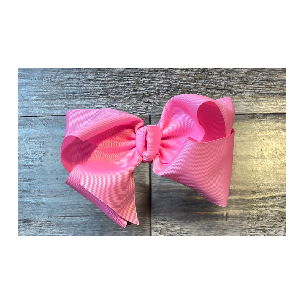 girls bows, kids hair bows, girls hair bows, 7.5" hair bows 47.5 inch hair bows jumbo hair bows pink