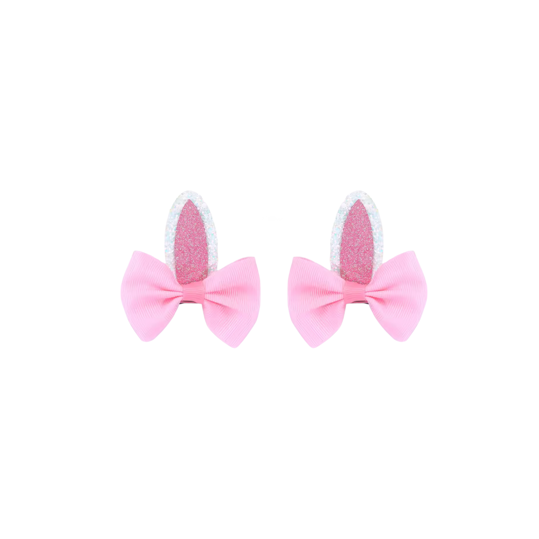 bunny ear bows, easter bunny bows, easter bows, bunny ear bows, rabbit ear bows, girls easter bows