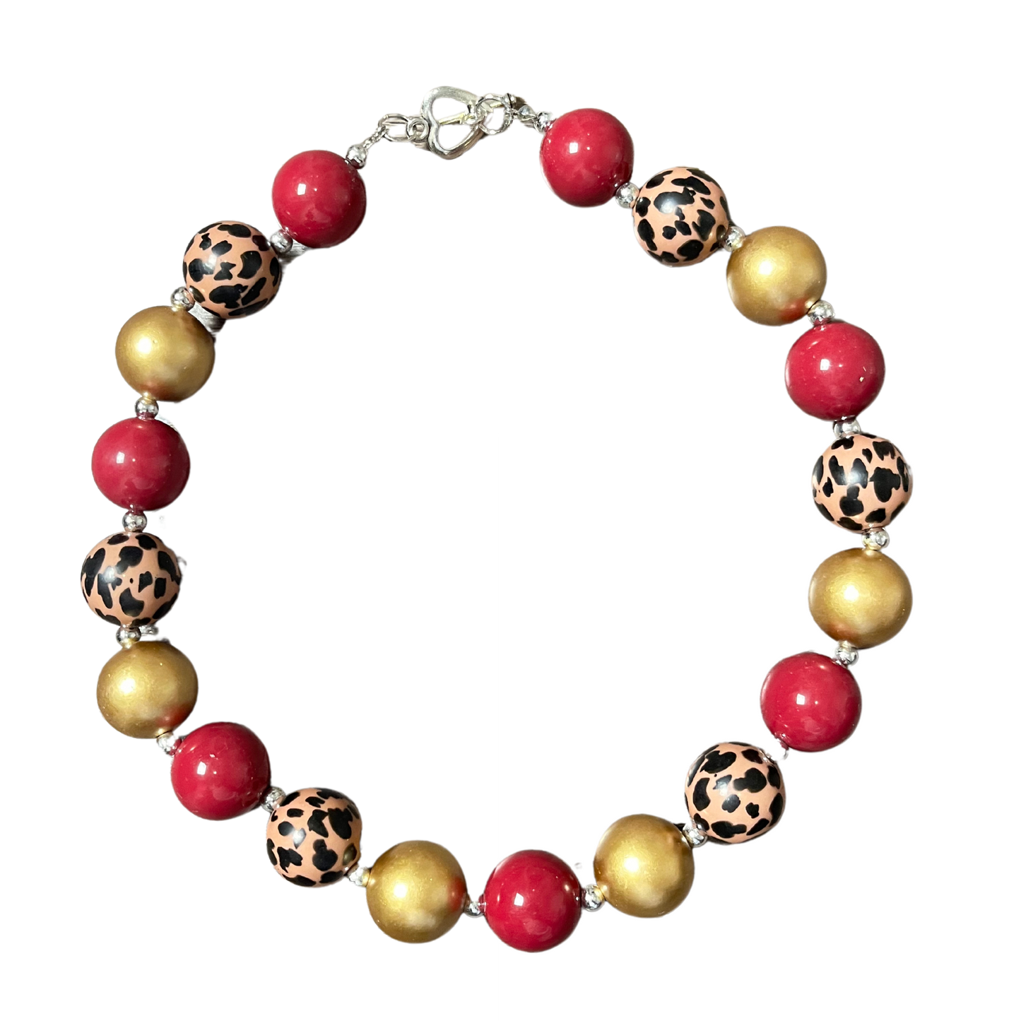 girls necklaces, fun kid necklace, leopard necklace, cheetah necklace, girls stylish necklaces