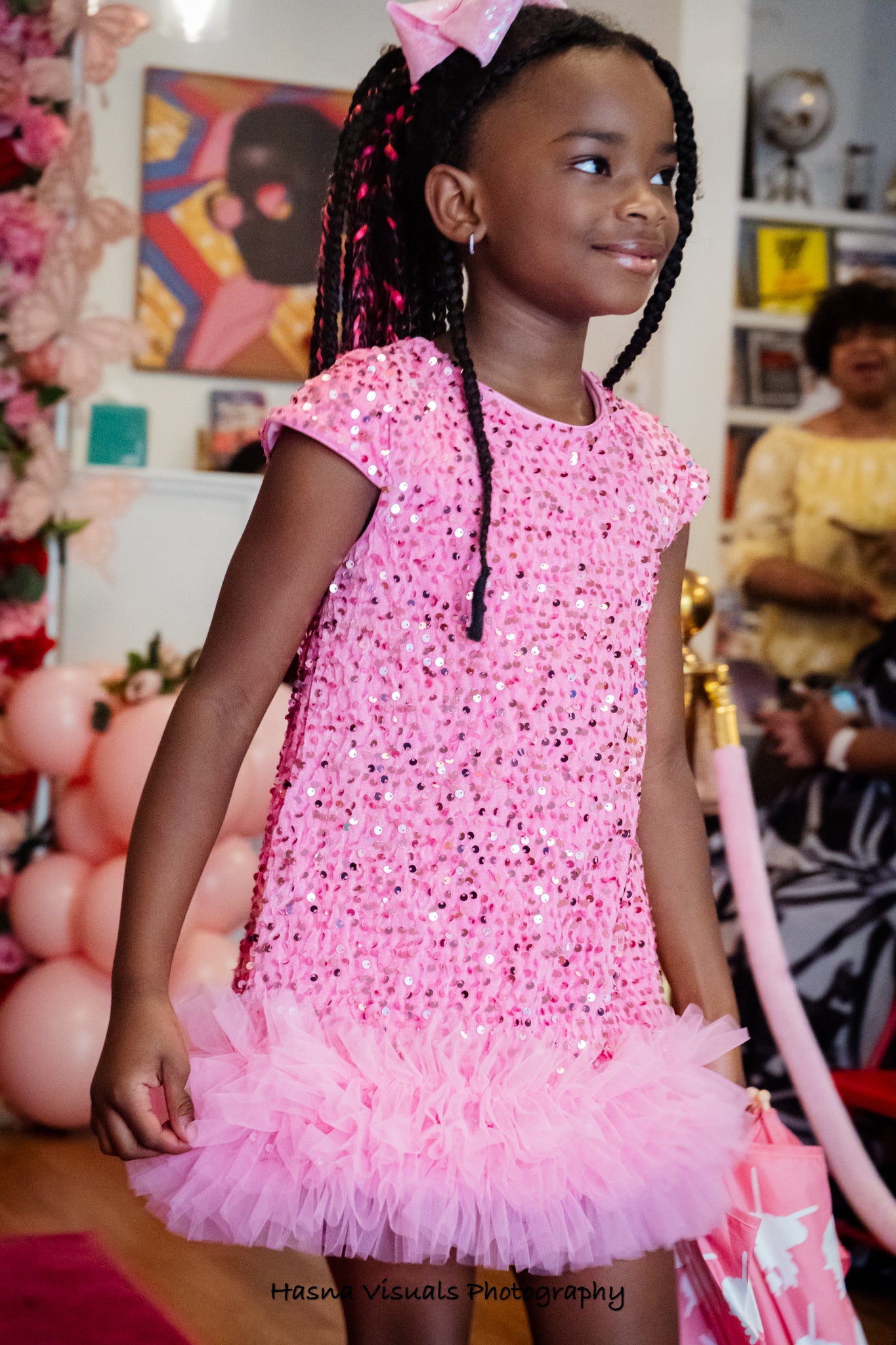 pink sequin dress for girls, easter dress for girls, sequin and tulle glam dress, easter dress, spring dress, birthday sequin dress