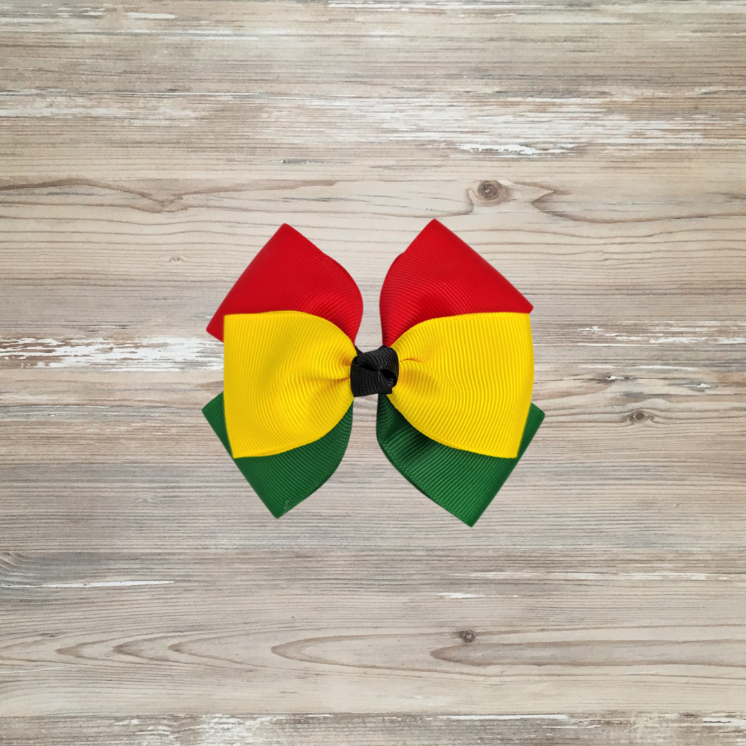 Juneteenth hair bow, girl Juneteenth hair bow hair pin little miss juneteenth, freedom day outfit, little miss Juneteenth girls outfits, black history girls clothing, kids boutique clothing, celebrate Juneteenth