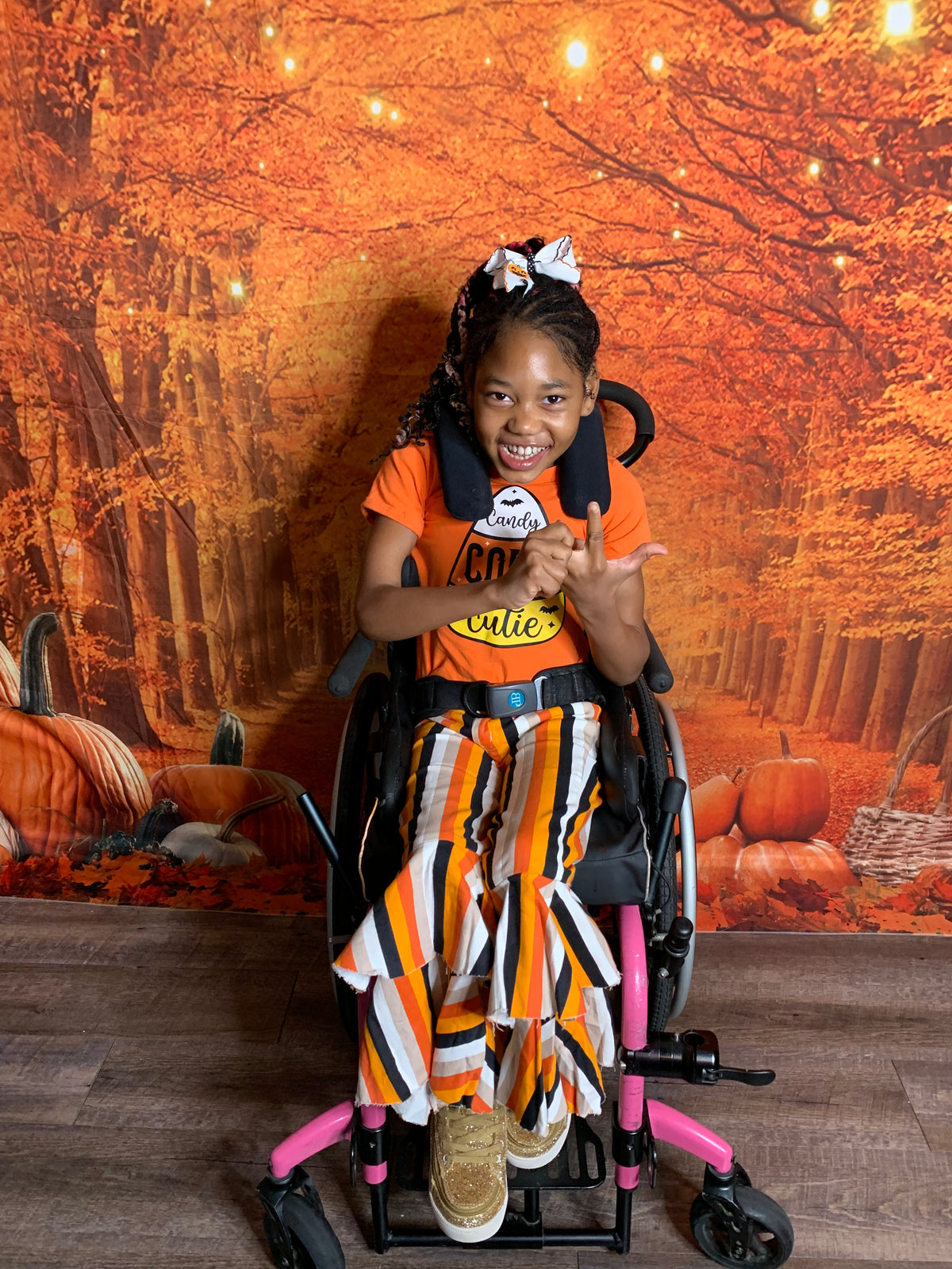 Candy Corn Cutie Bell Bottom Outfit