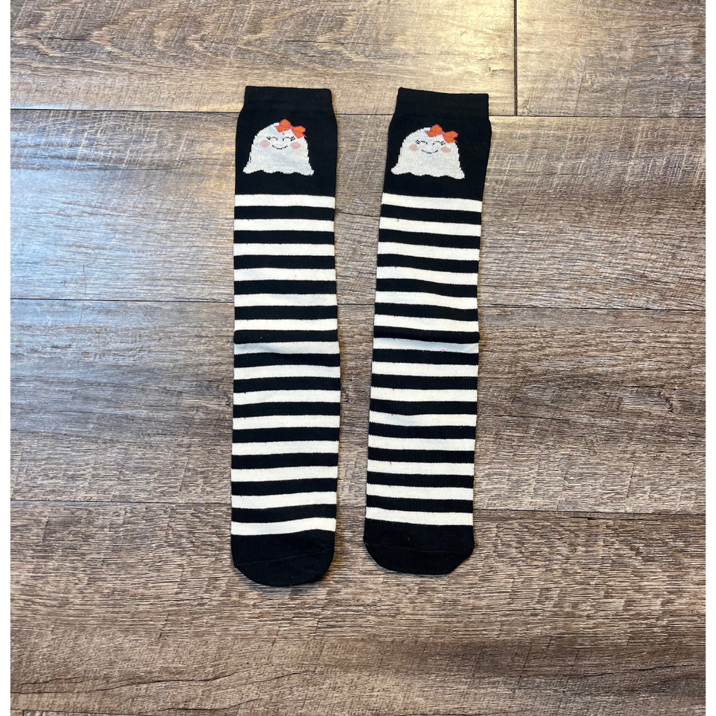 halloween sock, cute ghost socks, girls halloween socks kids halloween sock