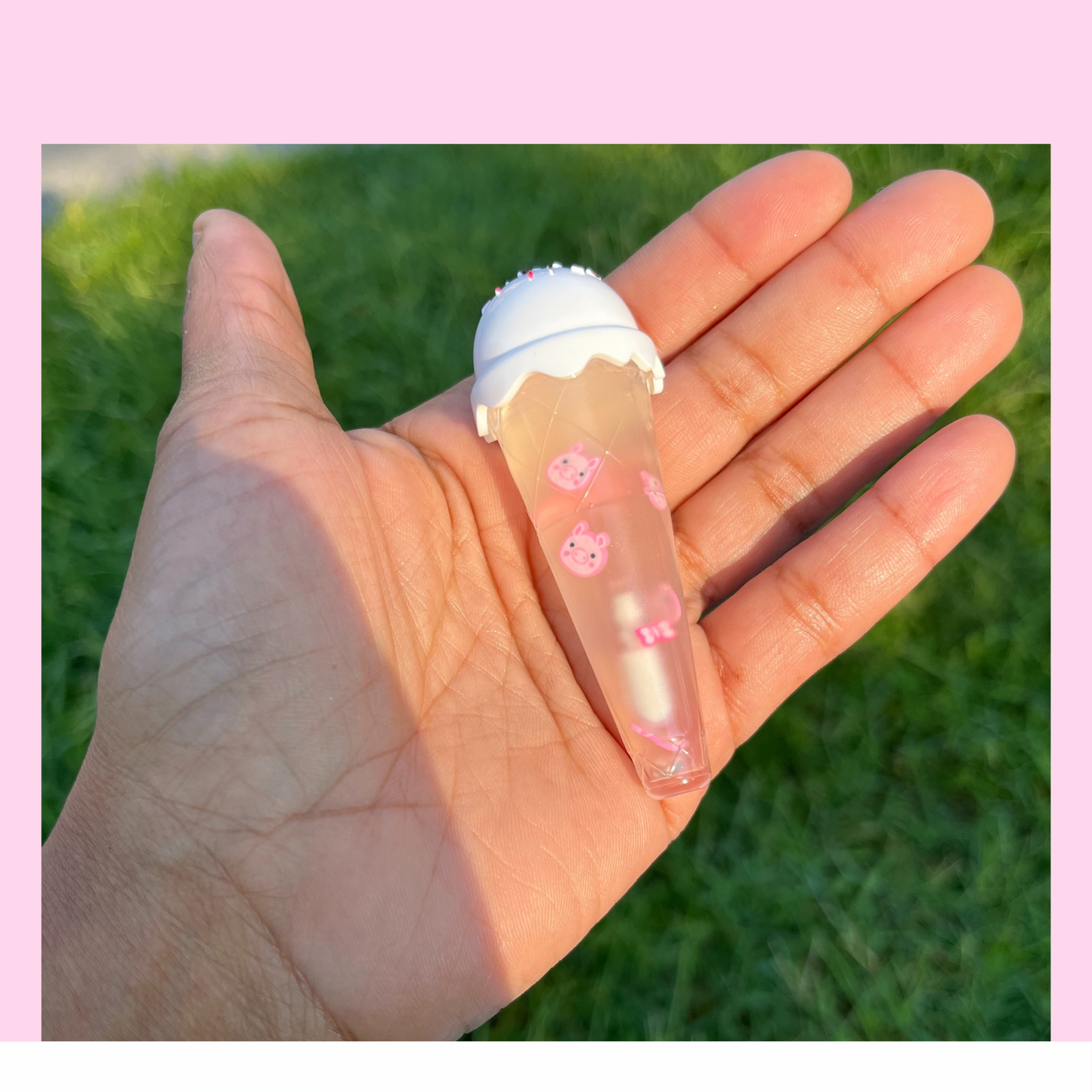 ice cream lip gloss, kids lip gloss vegan lip gloss natural lip gloss fun lip gloss kids lip gloss, miss piggy