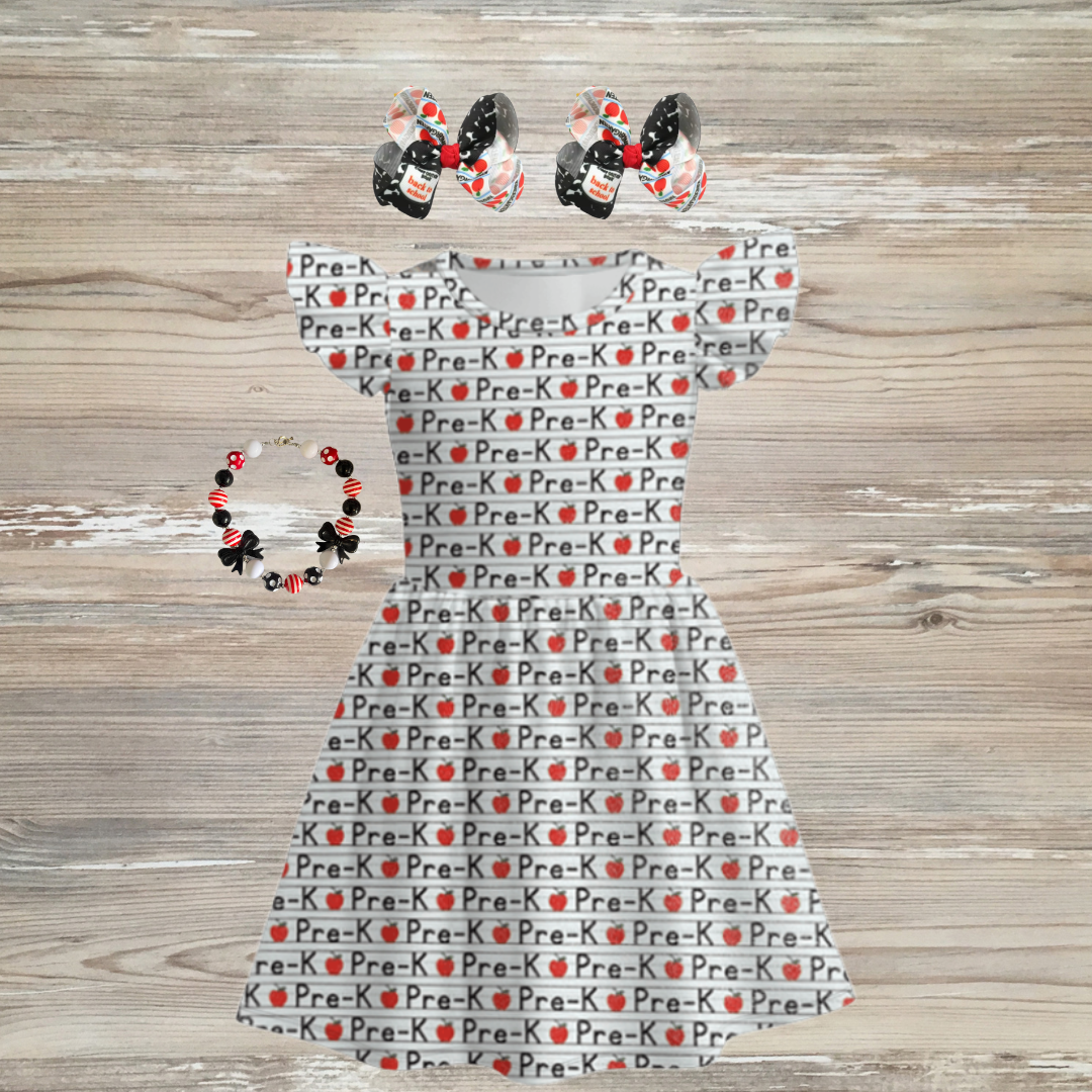 hello pre-k back to school dress, pre k outfit back to school