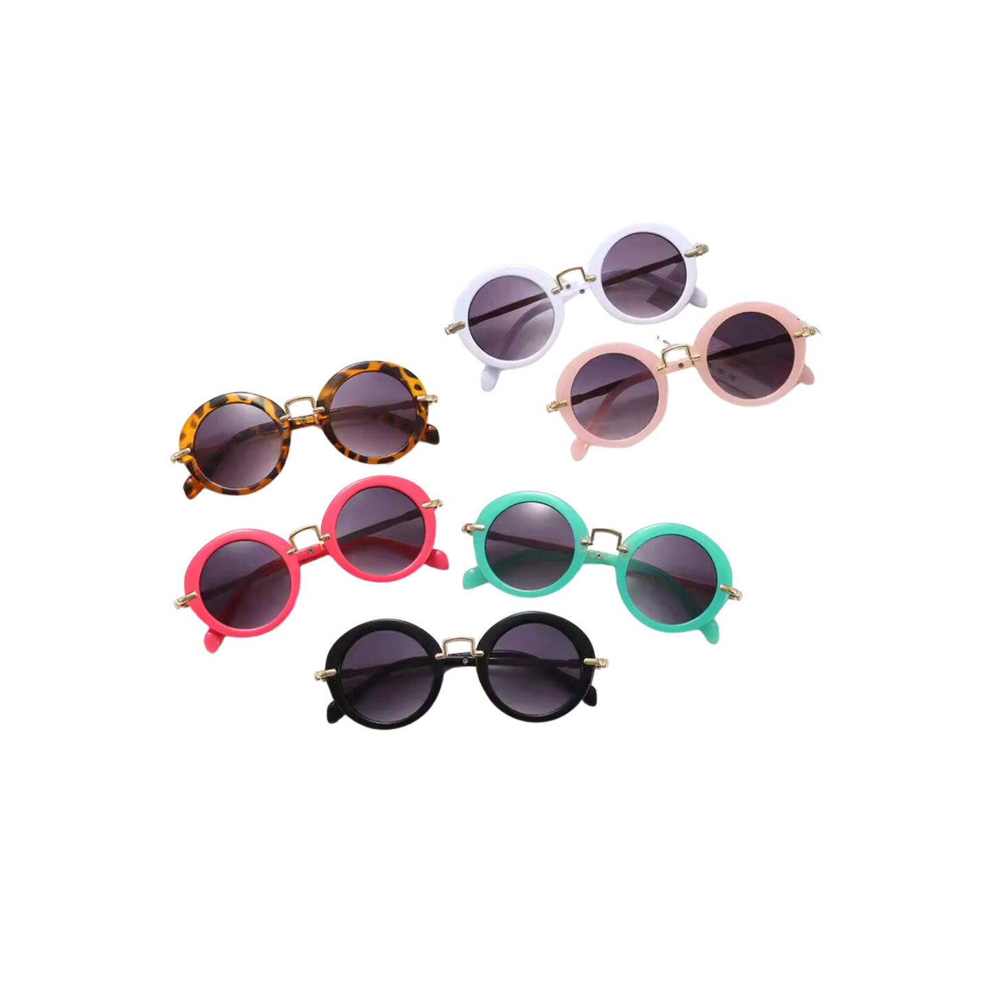 girls round sunglasses, girls sunnies, kids sunglasses, kid's sunglasses, kids eyewear, kids eye protection, kids UV eye protection