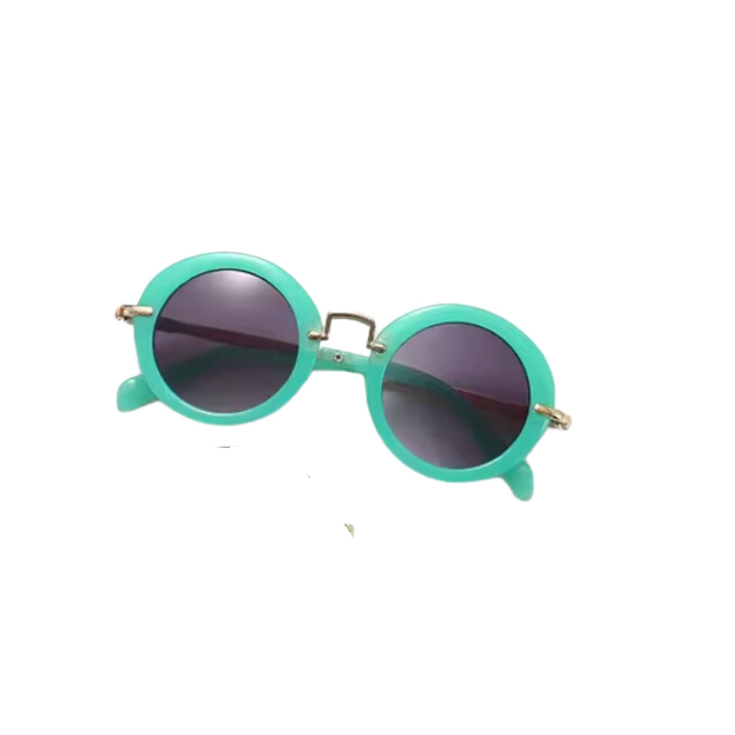 girls round sunglasses, girls sunnies, kids sunglasses, kid's sunglasses, kids eyewear, kids eye protection, kids UV eye protection mint, teal