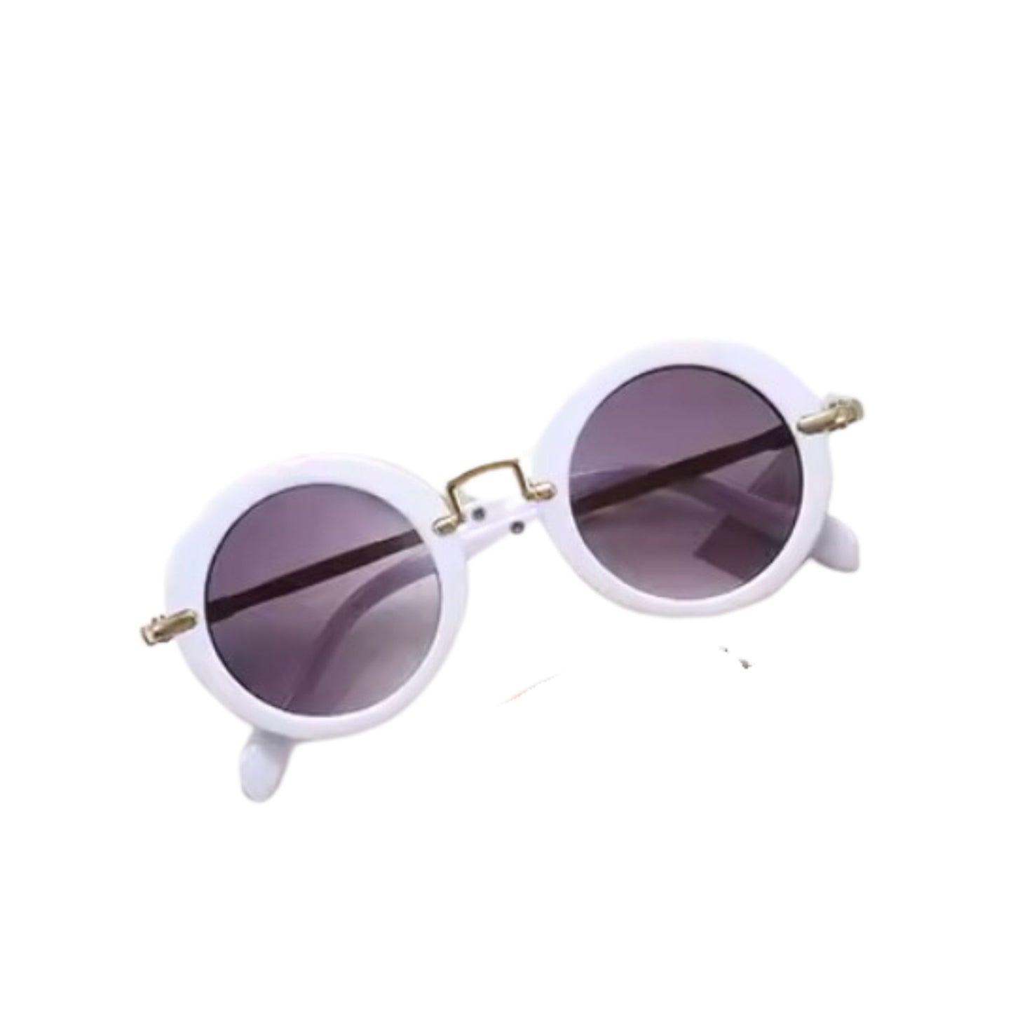 girls round sunglasses, girls sunnies, kids sunglasses, kid's sunglasses, kids eyewear, kids eye protection, kids UV eye protection whiite