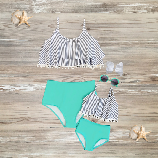 mommy and me swimsuits, mom and me swimsuits, matching swimsuits, mommy and me bathing suit, trending summer swimsuits bathing suits for moms and daughters