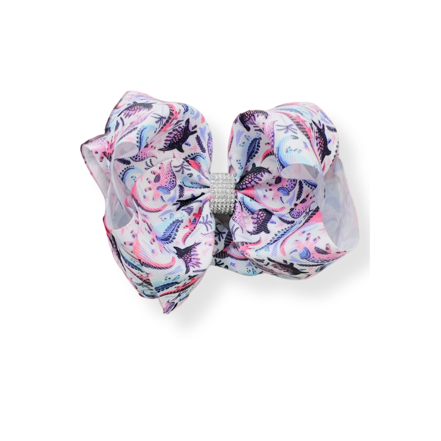 dinosaur hair bow for girls, girls dino hair bow, boutique hair bows for girls, kids online boutique clothing, online boutique clothing for girls and kids