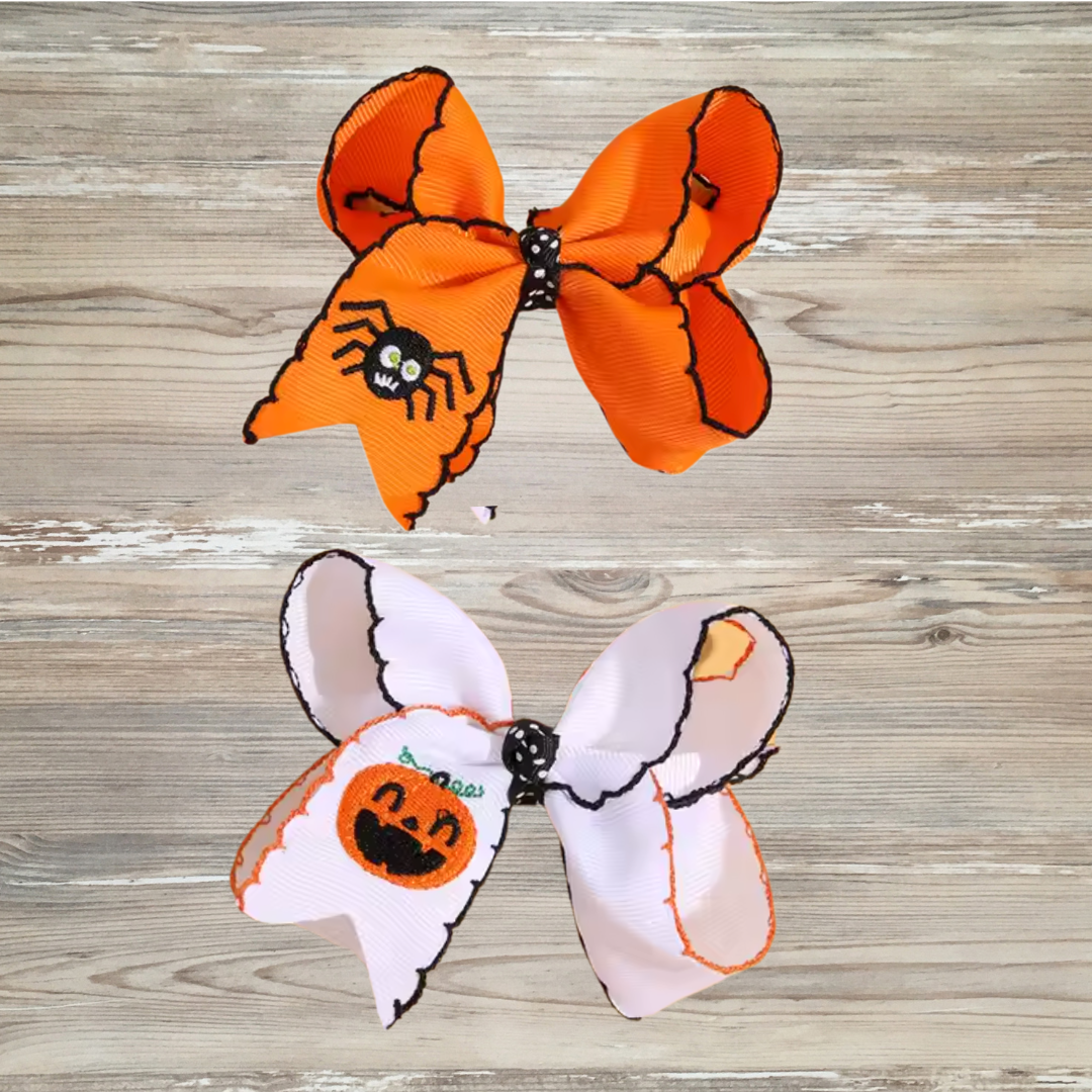 Spooky Cutie Halloween Hair Bows 2PK