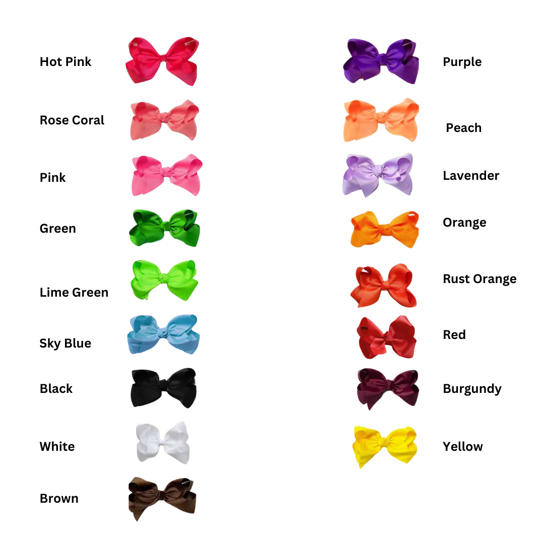 4" Chunky Bows
