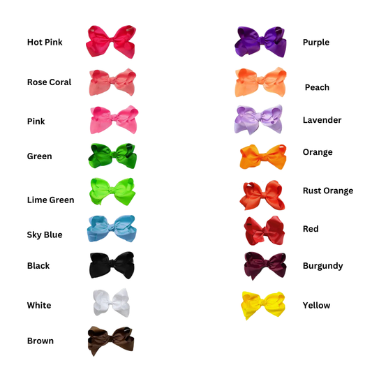 4" Chunky Bows