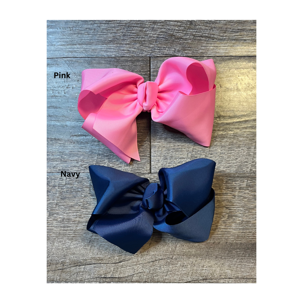 girls bows, kids hair bows, girls hair bows, 7.5" hair bows 47.5 inch hair bows jumbo hair bows