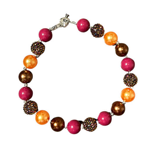 girls necklaces, fun kid necklace, rhinestone necklace,  necklace, girls stylish necklaces, fall necklace