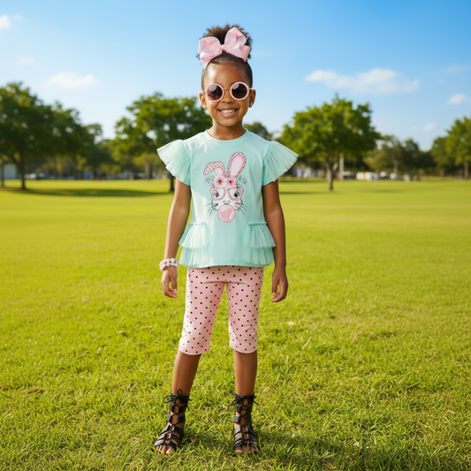 bubblegum bunny outfit bubble gum easter bunny set, bubblegum bunny short set bubblegum bunny bubblegum rabbit short set, girl's easter outfit trending, kids online boutique clothing
