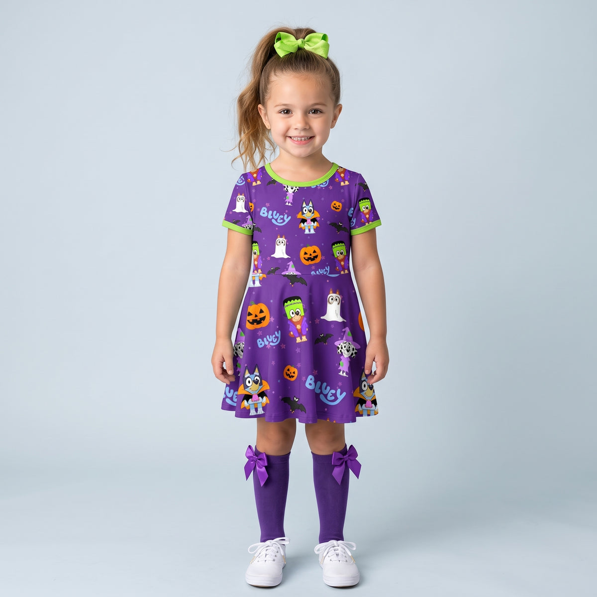 Spooky Pups & Pumpkins Dress