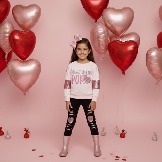 Heart Pop Leggings Outfit