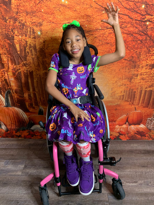 Spooky Pups & Pumpkins Dress