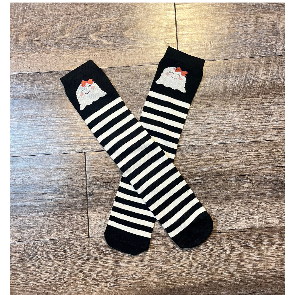halloween sock, cute ghost socks, girls halloween socks kids halloween sock
