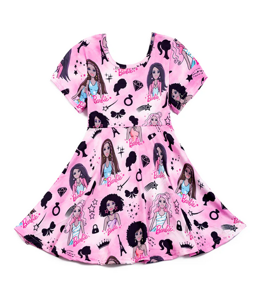 black barbie dress, barbie dress, black barbie, girls barbie dress, brown girl barbie dress, mexican barbie dress, african american barbie