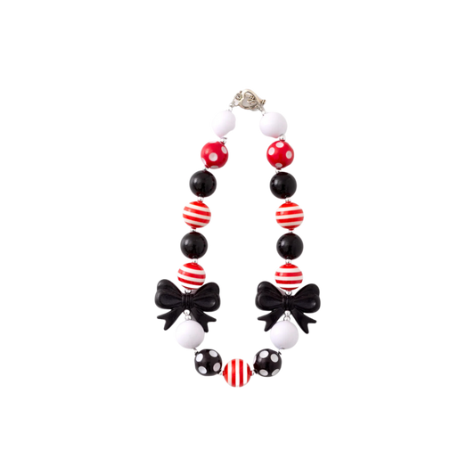 Twist of Charm Bow Necklace