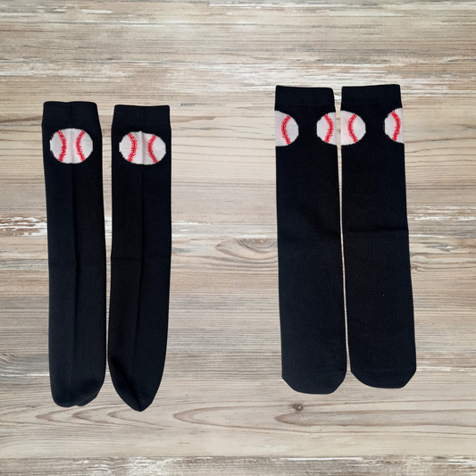 baseball socks, girls socks kids fun baseball socks