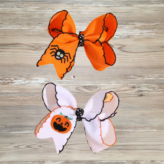 Spooky Cutie Halloween Hair Bows 2PK
