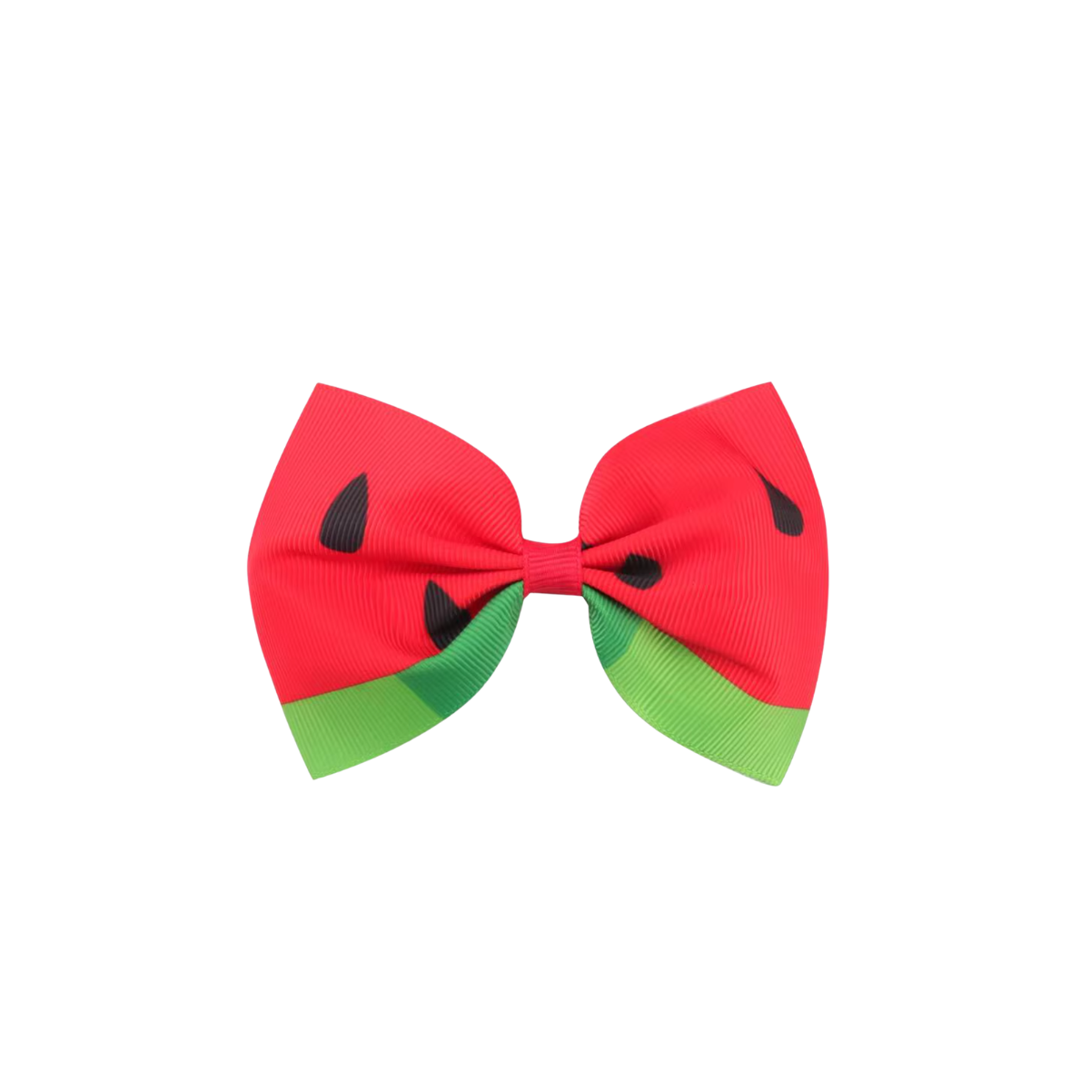 girl's watermelon hair bow, girl's boutique hair bows, children's boutique hair bows and clothing, summer hair bows for girls, trending girl's hair bows