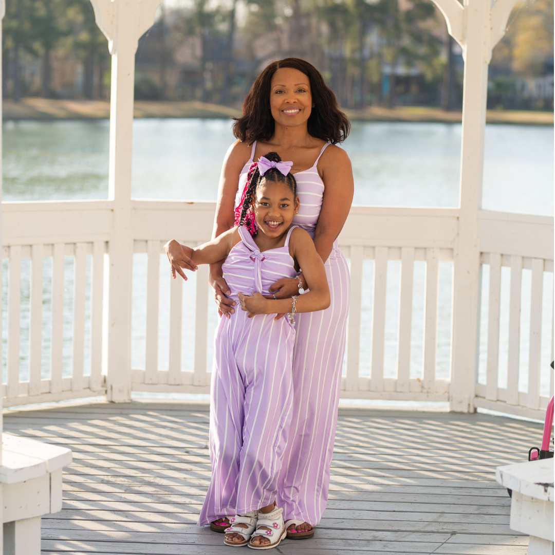 Sweet Stripes Mommy & Me Jumpsuit