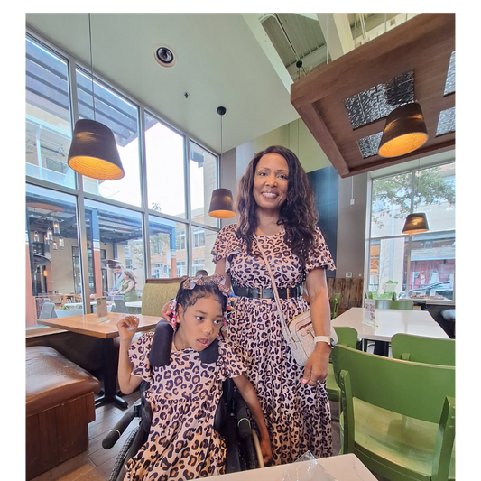 Mommy & Me Lenox Leopard Maxi Dress