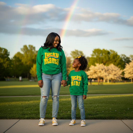 st patrick's day shirt mommy and me st patricks day top, lucky mama lucky mini matching st patrick's day top lucky top lucky shirt lucky charm, baby and kids online boutique clothes family matching clothes 