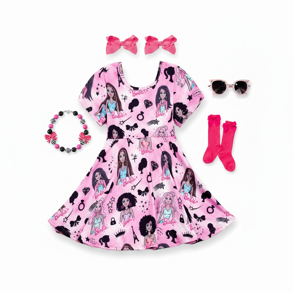 Pink Barbie Dress Kennedy's Korner Pink Barbie Dress Kennedy's Korner