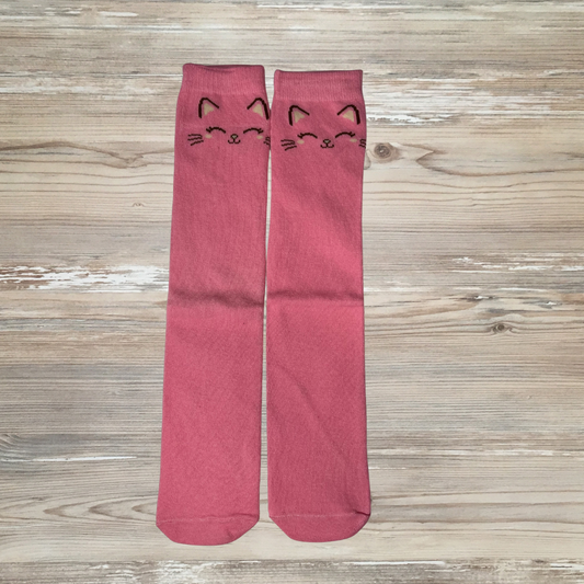 kitty, kitten, pink kitten girl socks, kidds socks