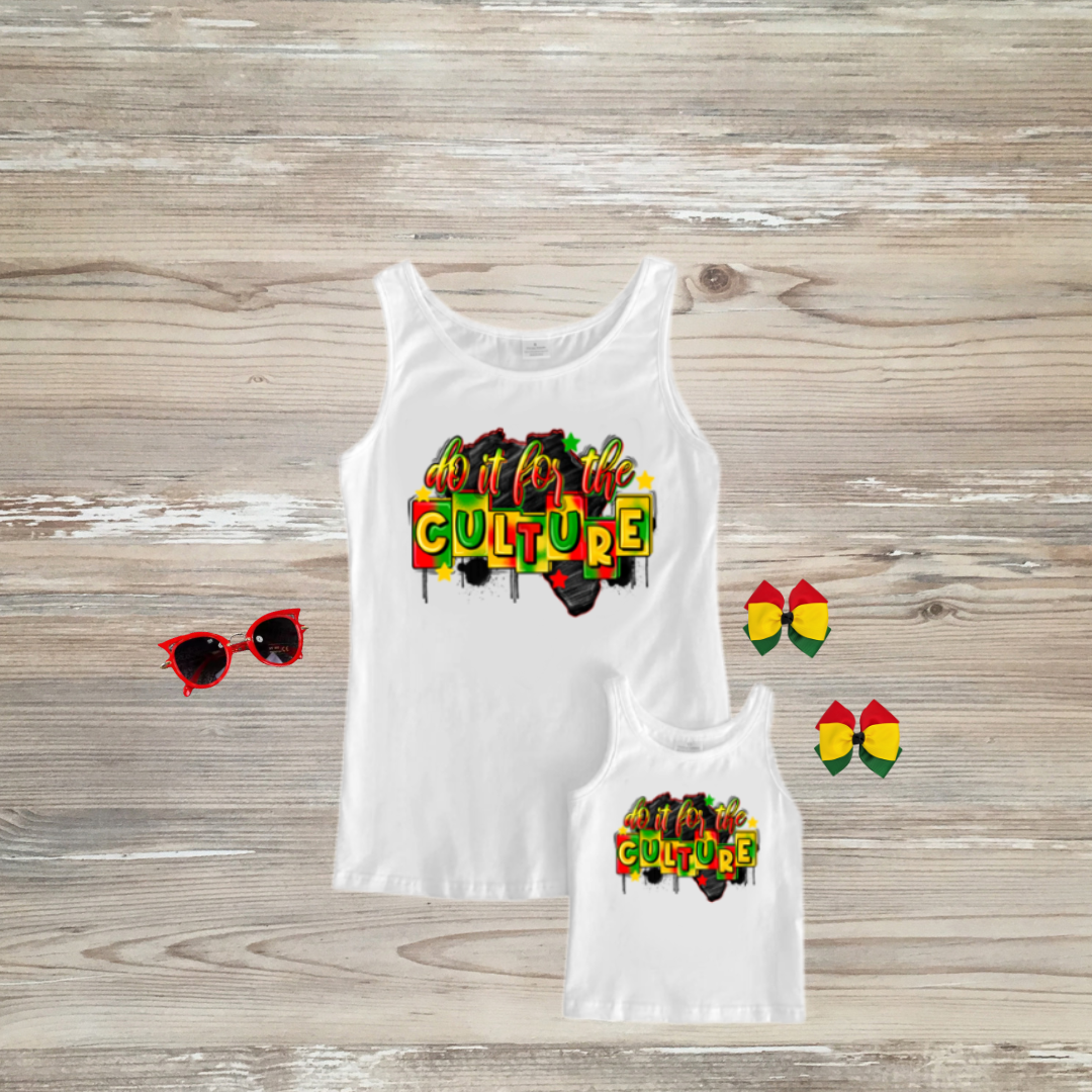 do if for the culture, juneteenth shirt, Juneteenth mommy and me top, family juneteenth top, Juneteenth tank top, do it for the culture, africa, black history month