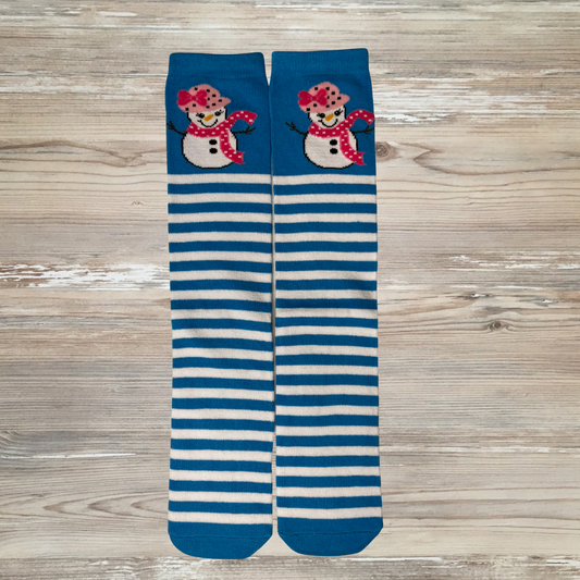 snow girl socks, christmas socks