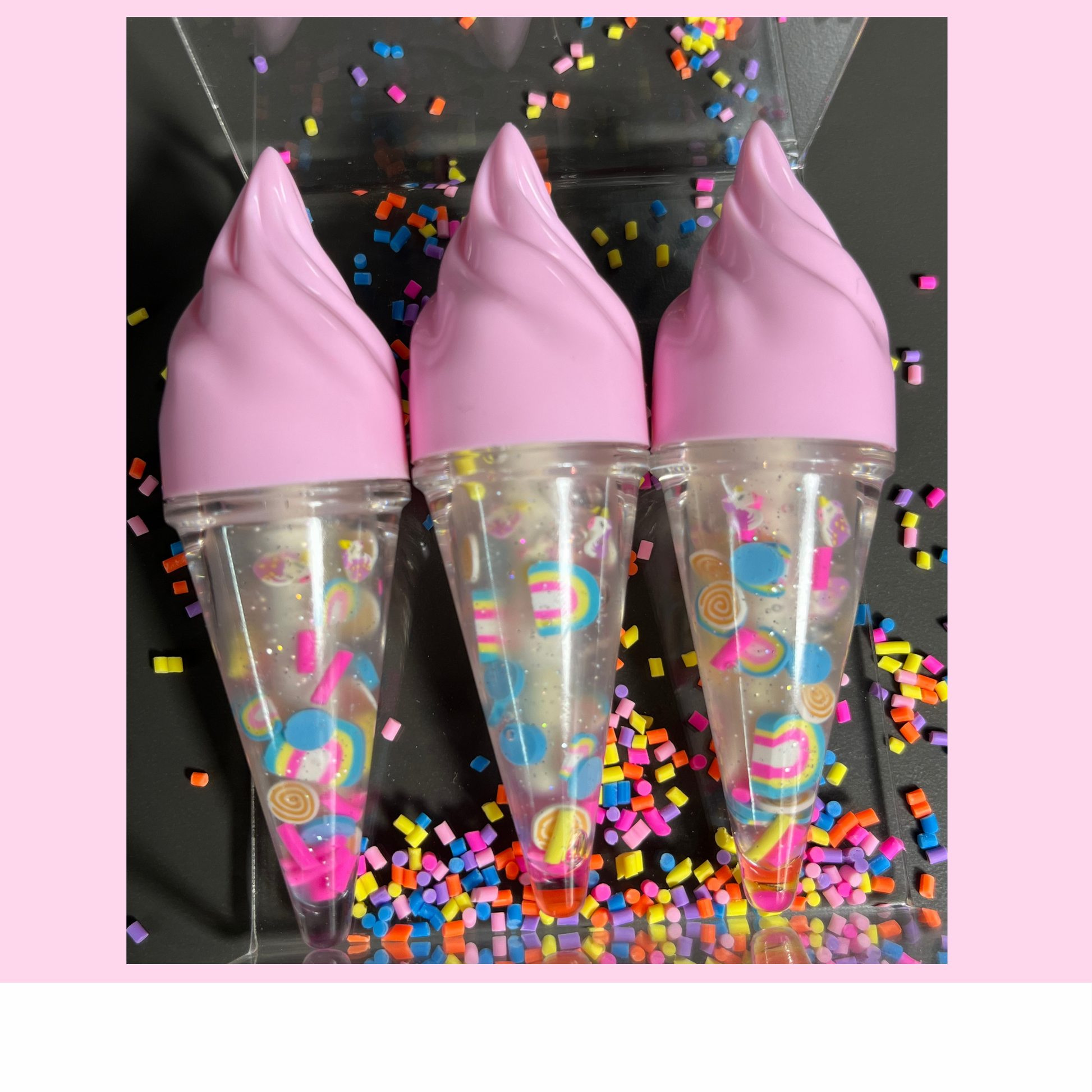 ice cream lip gloss, kids lip gloss vegan lip gloss natural lip gloss fun lip gloss kids lip gloss