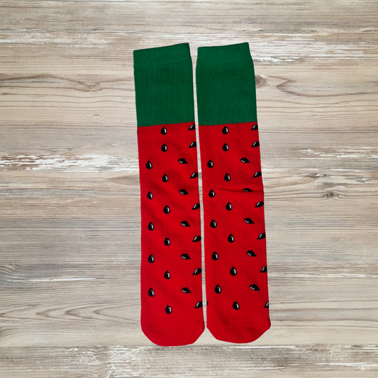 watermelon girl socks, summer cute socks